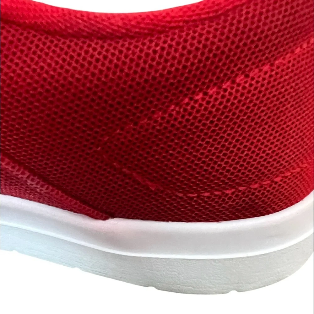 Nike SB Portmore Ultralight Men’s 8.5 skater red and white lace up sneakers